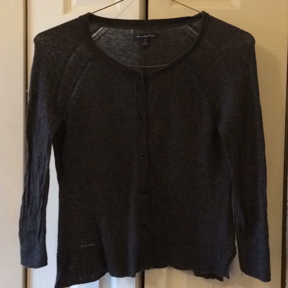 Grey cardigan